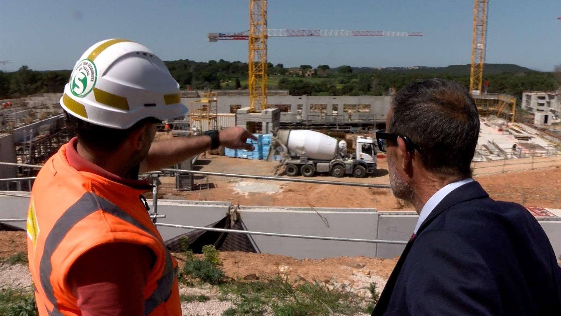 Martigues : le chantier du collège Marcel Pagnol avance