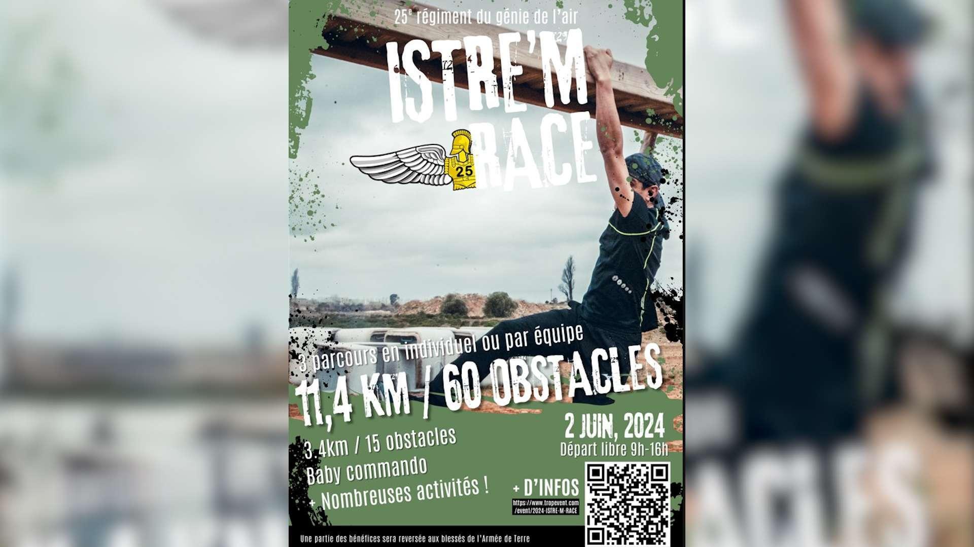 Istre'm Race : une course d'obstacles organisée par le 25e Régiment du Génie de l'Air