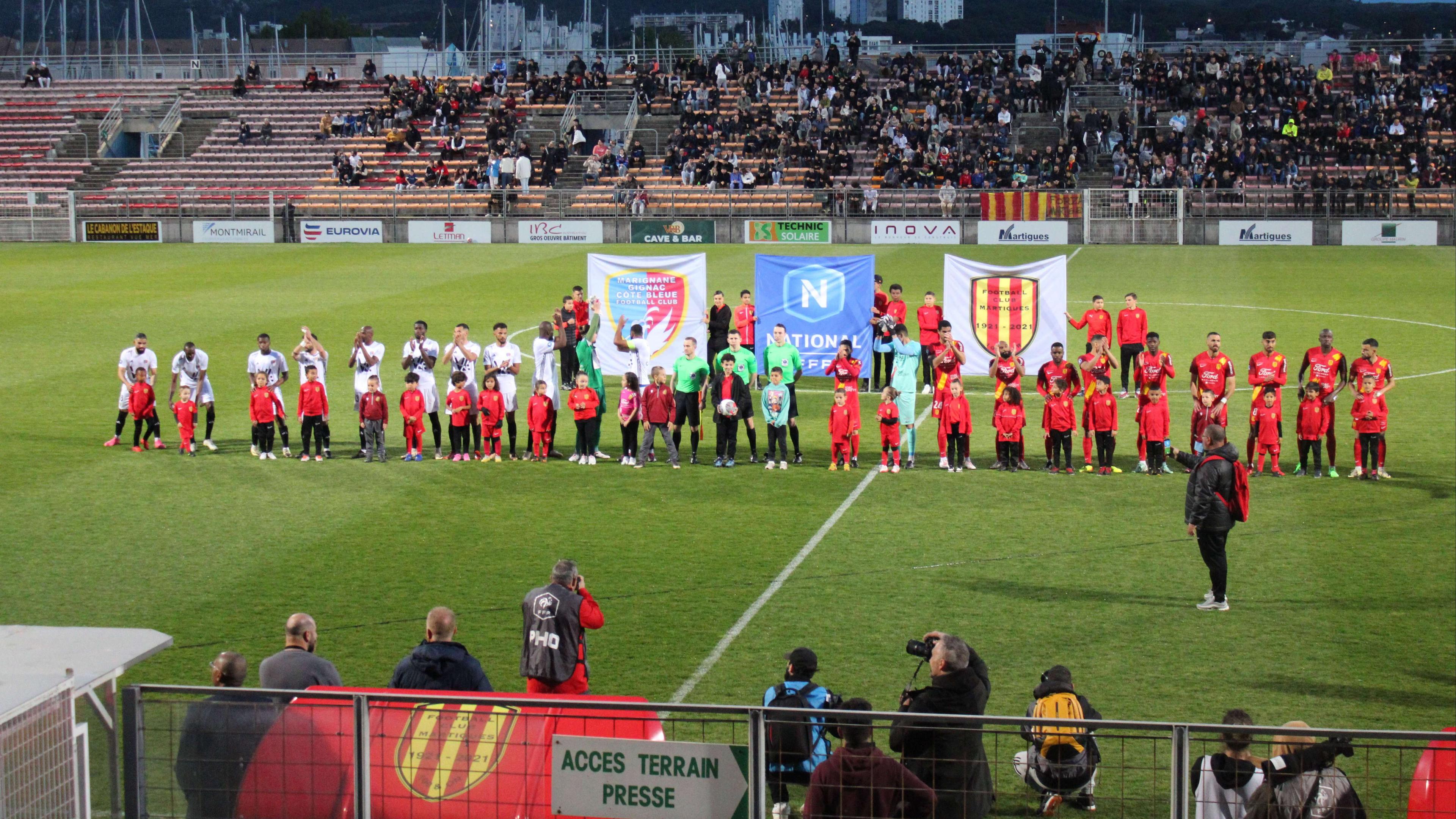 FC Martigues - Marignane Gignac : "Une très belle soirée pour le public martégal"